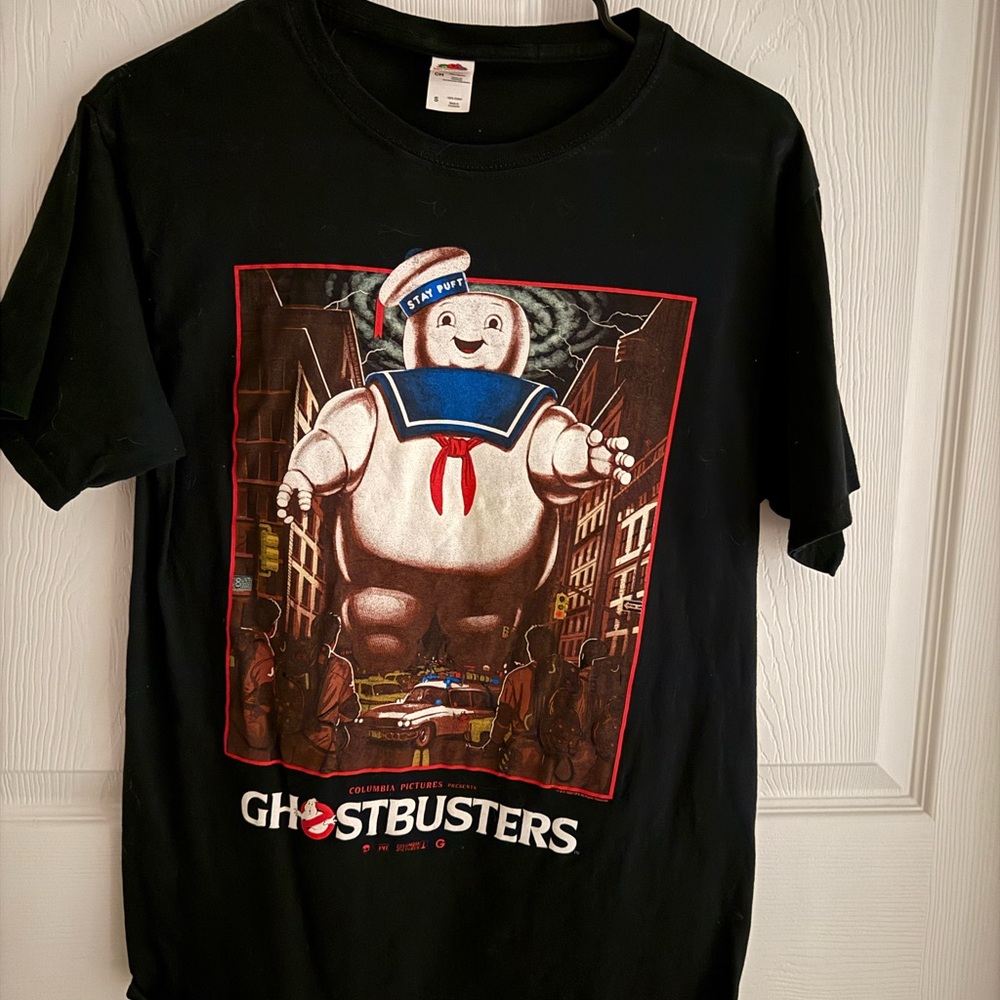Ghostbusters Black Graphic T-Shirt